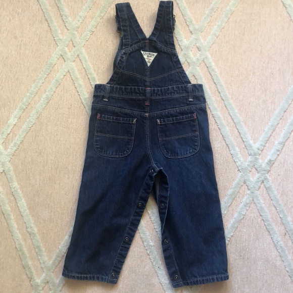 Oshkosh Girl Heart Overalls- 24 months - Picture 3 of 3